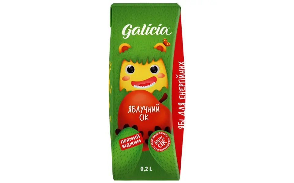 Сік Галіція Яблучний 0.2л